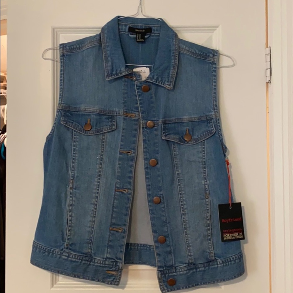 Forever 21 premium denim vest